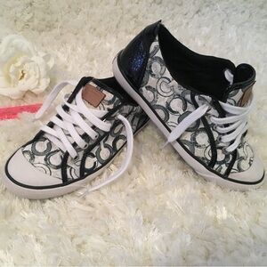 Coach Black and White Sneakers